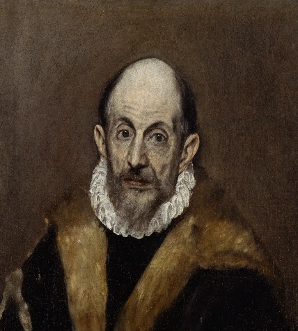 Self Portrait in Detail El Greco